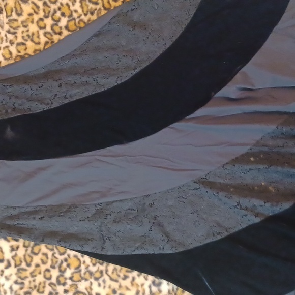 🖤Widow🖤COFFIN DREAMS Maxi Sateen Shear Lace Velvet Patchwork Swirl Skirt - Picture 3 of 12